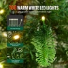 Koduva Dirbtinė kalėdinė eglutė su LED apšvietimu VEVOR, žalia, 225 cm, 700 šiltai baltų LED