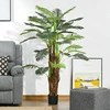 Koduva Dirbtinė palmė, 1,6 m, žalia, plastikas, su vazonu