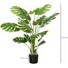 Koduva Dirbtinis monstera deliciosa augalas, žalias, 120 cm