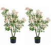 Koduva Dirbtinių impatiens medžių rinkinys iš 2 vnt., 91,4 cm, rožinė