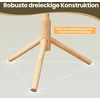 Koduva Drabužių kabykla iš medžio, medžio formos, 8 kabliukai, 47 x 47 x 175 cm, balta