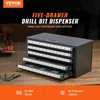 Koduva Drill organizer cabinet VEVOR ET5-D, pilkas su oranžine tekstūra, 41 x 26 x 26 cm