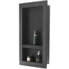 Koduva Dušo niša VEVOR, juoda, XPS plastikas, 40,6 x 71,1 x 10,2 cm