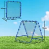 Koduva Dvipusis futbolo rebounderis su reguliuojamu kampu, mėlynas, 100 x 68-95 x 90 cm