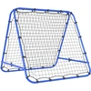 Koduva Dvipusis futbolo rebounderis su reguliuojamu kampu, mėlynas, 100 x 68-95 x 90 cm