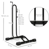 Koduva Dviračių stovas, vertikalus / horizontalus, 24–29", 700c, 41 x 41 x 76–121 cm, plienas, juodas