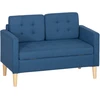 Koduva Dvivietė sofa su saugykla, mėlyna, 117 x 62 x 78 cm