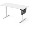 Koduva Elektra reguliuojamo aukščio rašomasis stalas, 60 x 140 x 72–120 cm, baltas