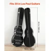 VEVOR Elektrinės gitaros kietas dėklas, 108 cm, medinis, juodas, skirtas 991 mm Les Paul gitaroms