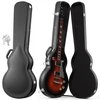 VEVOR Elektrinės gitaros kietas dėklas, 108 cm, medinis, juodas, skirtas 991 mm Les Paul gitaroms