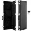 VEVOR Elektrinės gitaros kietasis dėklas, medinis, juodas, 111 x 42 x 13 cm, skirtas 99 cm Tele/ST gitaroms