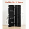 VEVOR Elektrinės gitaros kietasis dėklas, medinis, juodas, 111 x 42 x 13 cm, skirtas 99 cm Tele/ST gitaroms
