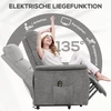 Koduva Elektrinis atlošiamas krėslas su pakėlimo funkcija, pilkas, 66 x 90 x 96 cm