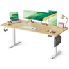 Koduva Elektrinis aukščio reguliuojamas rašomasis stalas, 180 x 80 x 72–120 cm, aukso ąžuolo spalvos