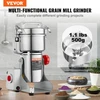 Koduva Elektrinis grūdų malūnėlis VEVOR HC-500Y, 2000 W, 500g, nerūdijantis plienas, sūpuoklinio tipo