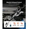 VEVOR Elektrinis išmetimo sklendės komplektas 0303110, 63,5 mm, nerūdijantis plienas, natūralaus metalo