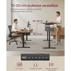 Koduva Elektrinis reguliuojamo aukščio rašomasis stalas, 180 x 80 x 72–120 cm, rudos spalvos
