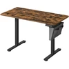 Koduva Elektrinis reguliuojamo aukščio rašomasis stalas, 60 x 120 x 72–120 cm, ruda/juoda
