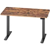 Songmics Elektrinis reguliuojamo aukščio rašomasis stalas, rudas, 120 x 60 x 72-120 cm, 70 kg