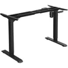 Koduva Elektrinis reguliuojamo aukščio stalo rėmas, plieno, juodas, 115-147 x 60 x 71-112 cm