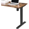 Koduva Elektrinis reguliuojamo aukščio stalo rėmas, plieno, juodas, 115-147 x 60 x 71-112 cm