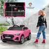 Koduva Elektrinis vaikiškas automobilis Audi E-tron, 12V, rožinė, 108 x 60 x 47 cm