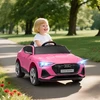 Koduva Elektrinis vaikiškas automobilis Audi E-tron, 12V, rožinė, 108 x 60 x 47 cm
