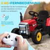 Koduva Elektrinis vaikiškas traktorius, raudona / juoda, su tėvų nuotolinio valdymo pultu, 3-6 m., iki 30 kg