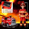 Koduva Elektrinis vaikų gaisrinis automobilis, raudonas, 86 x 49 x 52 cm, 25 kg