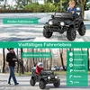 Koduva Elektrinis vaikų visureigis 12V juodas spalvos