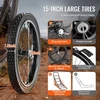 VEVOR Elnių vežimėlis YL1501, sulankstomas, 136 kg, 112 x 65 x 105 cm