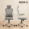 Koduva Ergonomiška biuro kėdė su pakeliamais porankiais, pilka, 64 x 63 x 115-125 cm