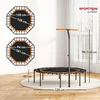 Koduva Fitness batutas su reguliuojama rankena, juodas / oranžinis, 128 x 120 x 98-126 cm