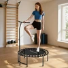 Sofa Koduva Fitnesso batutas su 5 lygių reguliuojama rankena, juodas, Ø102 cm