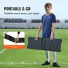 Koduva Futbolo atmušimo lenta VEVOR, HDPE, sulankstoma, 119 x 36 x 10 cm