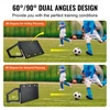 VEVOR Futbolo atšokimo lenta, HDPE, sulankstoma, 115 x 45 cm