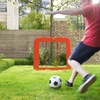 Koduva Futbolo atšokimo tinklas, reguliuojamas, sulankstomas, metalinis rėmas, raudonas, 128 x 118 x 108-120 cm