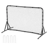 VEVOR Futbolo kamuolio atmušimo treniruoklis, geležinis rėmas, 183 x 122 cm