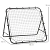 Koduva Futbolo rebounderis, 84 x 84 cm, juodas