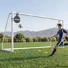 VEVOR Futbolo vartai, PVC, balti, 365 x 182 cm, su PE tinklu ir priedais