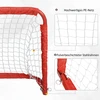 Koduva Futbolo vartų rinkinys, 2 sulankstomi mini vartai, metalinis rėmas, raudona, 90 x 36 x 60 cm