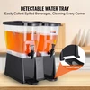 VEVOR Gėrimų dozatoriai su stovu, 11 l x 2, PP plastikas