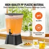 VEVOR Gėrimų dozatorius, 19 l, juodas, PP plastikas