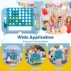 Koduva Giant 4-to-Score Game Set jumbo 4-in-1 žaidimų rinkinys su žiedų mėtymu, mėlynas