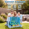 Koduva Giant 4-to-Score Game Set jumbo 4-in-1 žaidimų rinkinys su žiedų mėtymu, mėlynas