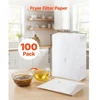 VEVOR Gruzdintuvės filtro popierius TZD-01, 100 vnt., 38 x 33 cm, 38/55 l