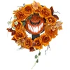 Koduva Halloween vainikas su moliūgo dizainu, oranžinis, 44 x 9 x 44 cm, plastikas