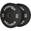 Koduva Hantelių diskų rinkinys, 2 x 20 kg, olimpinis standartas, guma, juodas