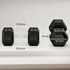 Koduva Hantelių komplektas 2 x 17,5kg, juodos, metalas / guma