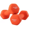 Koduva Hantelių rinkinys, 2 vnt., 2 x 1,5kg, vinilu dengtas ketus, oranžinis, 7 x 15 cm